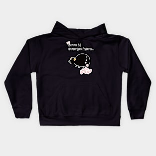 Love is everywhere Kids Hoodie